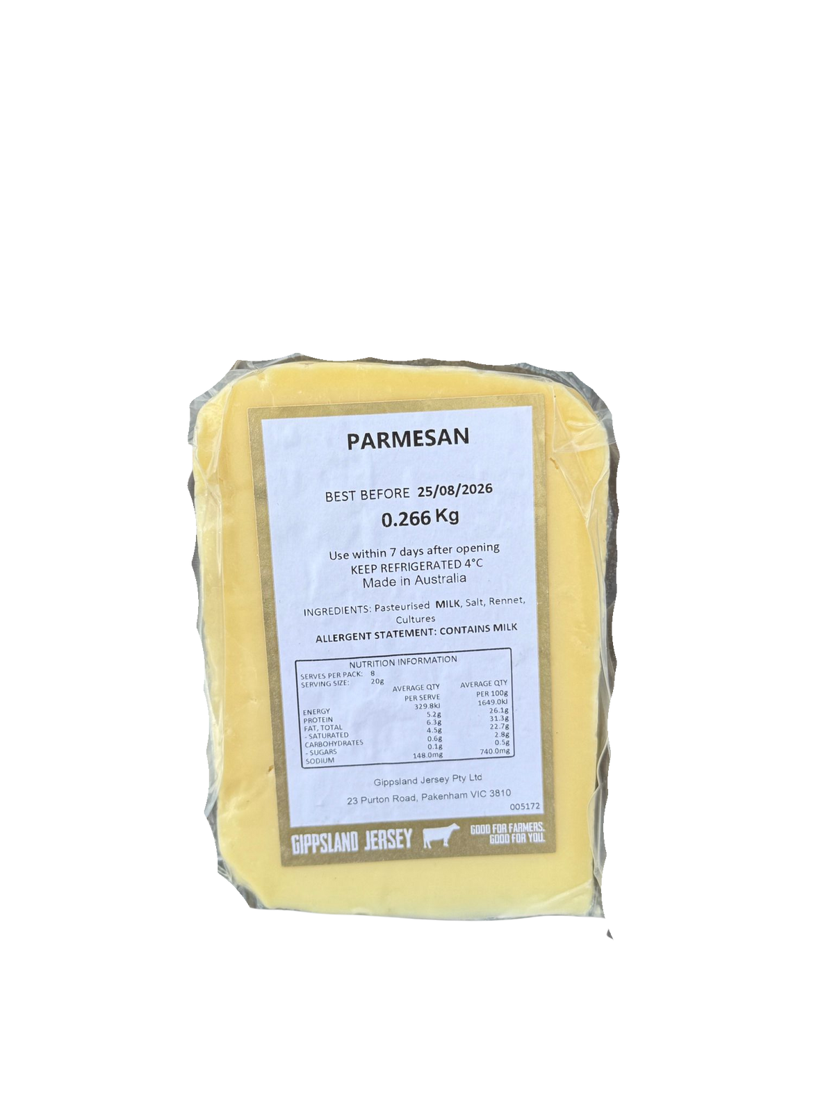 Jersey Parmesan