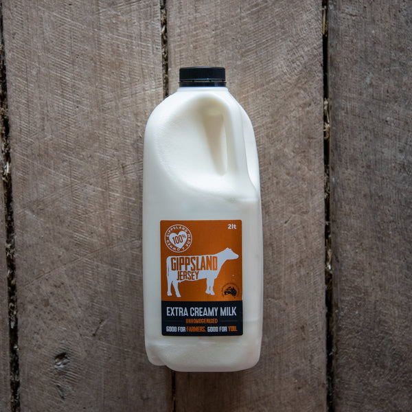 All about Unhomogenised Milk - Gippsland Jersey Extra Creamy Milk