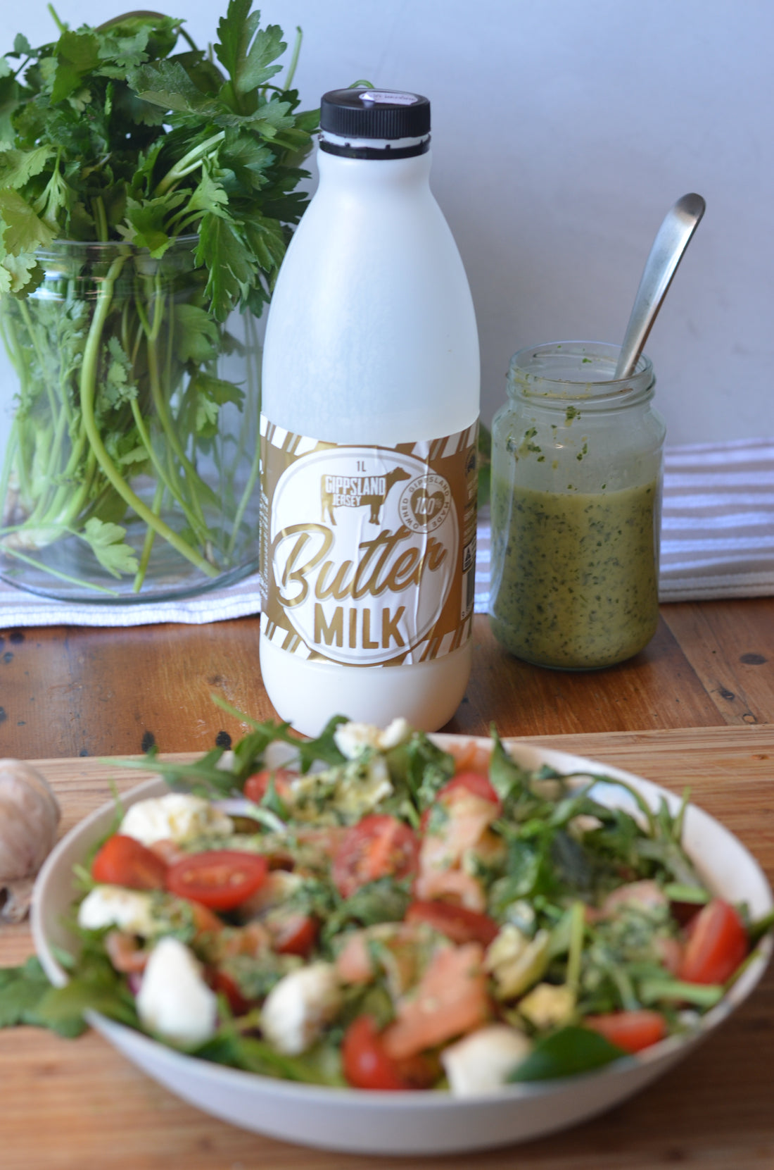 RECIPE// Green Goddess Salad Dressing with Gippsland Jersey Buttermilk