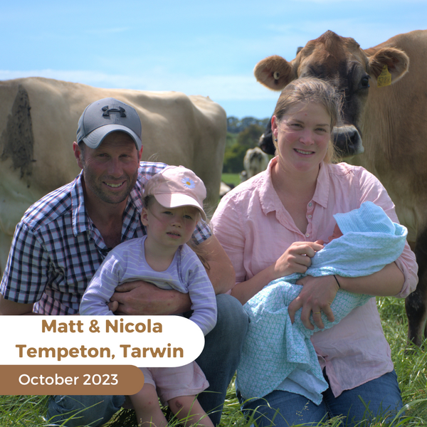 Matt & Nicola Templeton, Tarwin// October 2023 "Farming Conversations" Calendar