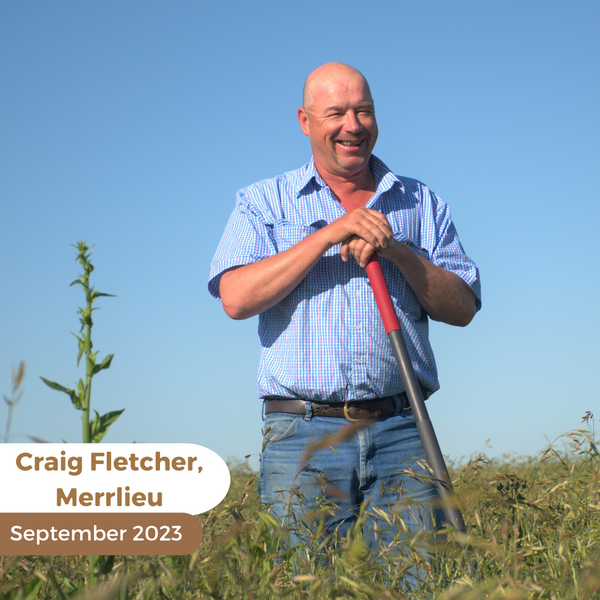 Craig Fletcher, Merrlieu // September 2023 "Farming Conversations" Calendar