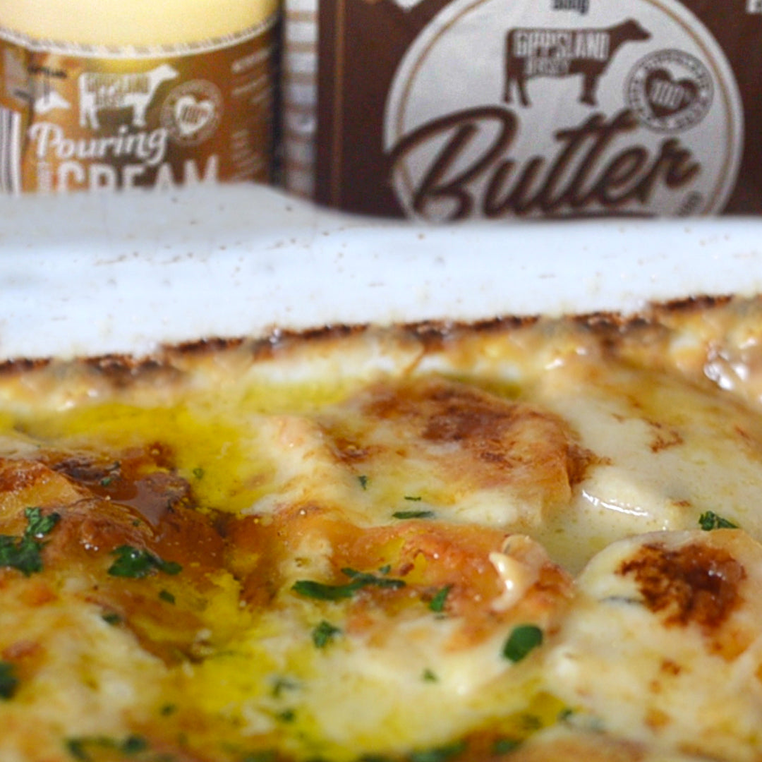 RECIPE// Roast Garlic Potato Bake