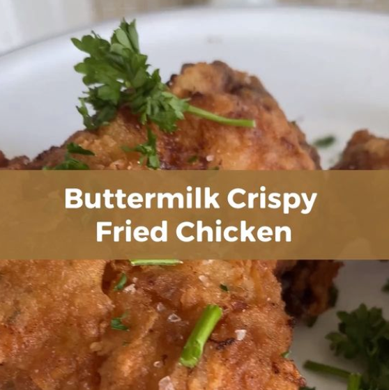 RECIPE// Buttermilk Crispy Fried Chicken
