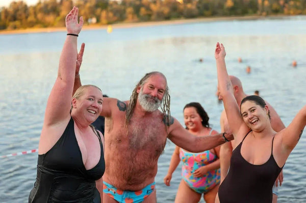 See the smiles from our Cold Plunge Winter Dip Adventure!